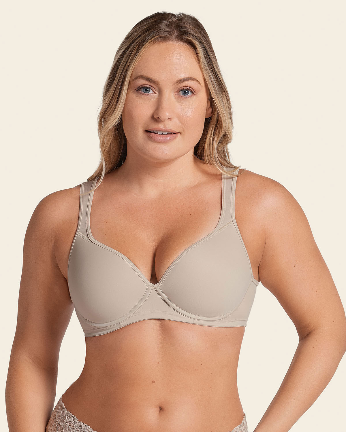 Underwire Triangle Bra with High Coverage Cups | Leonisa