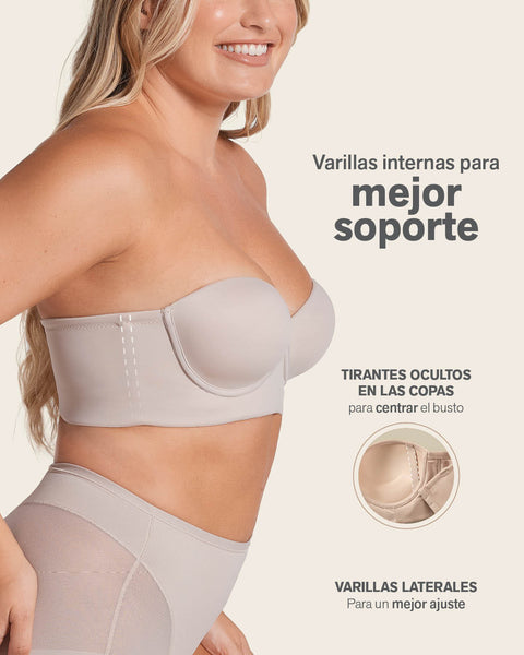 Strapless Contouring Bra#color_802-nude