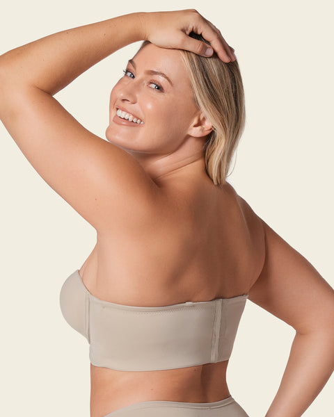 Plus Women's Easy Enhancer Wireless Longline Posture Bra by