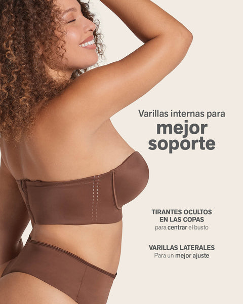 Strapless Contouring Bra#color_875-dark-brown