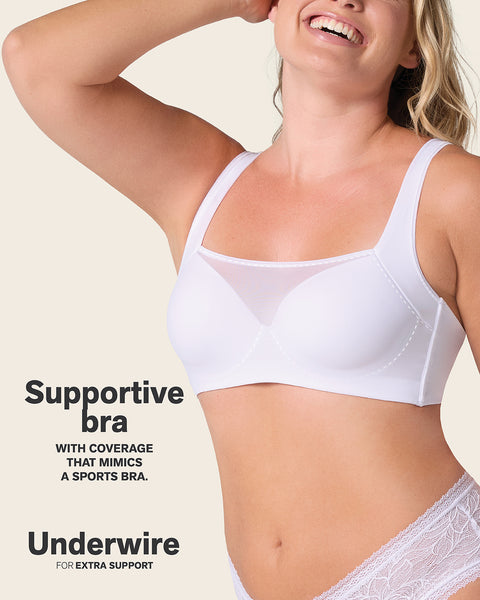 Mesh front contouring bra#color_000-white