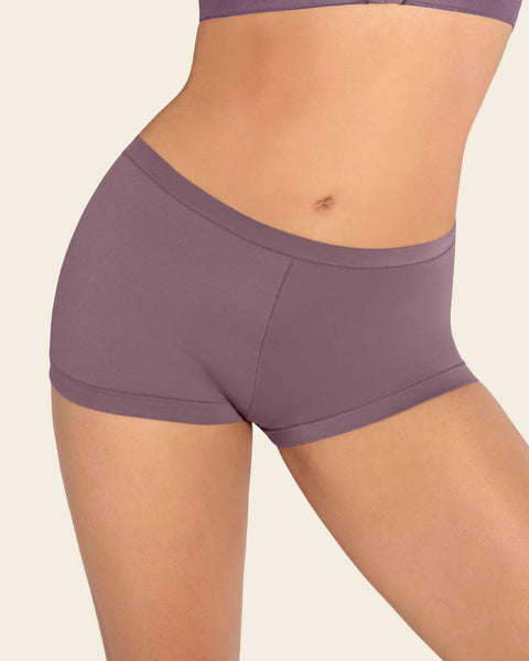 Perfect Fit Boyshort Style Panty#color_451-purple