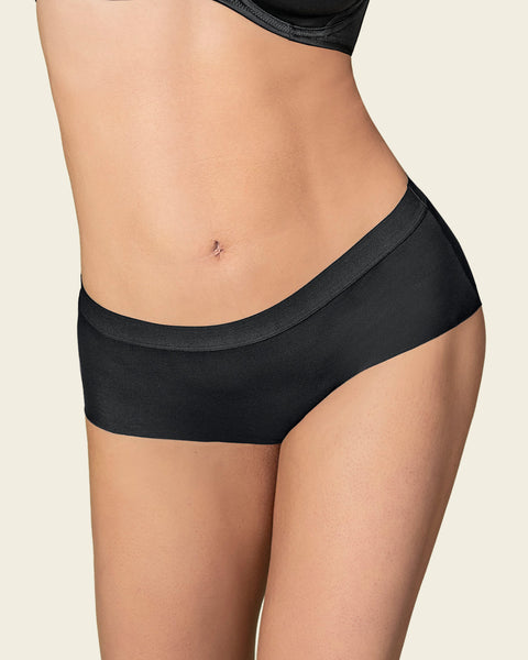 Leonisa Low-Rise Classic Microfiber Thong Panty - Beige S
