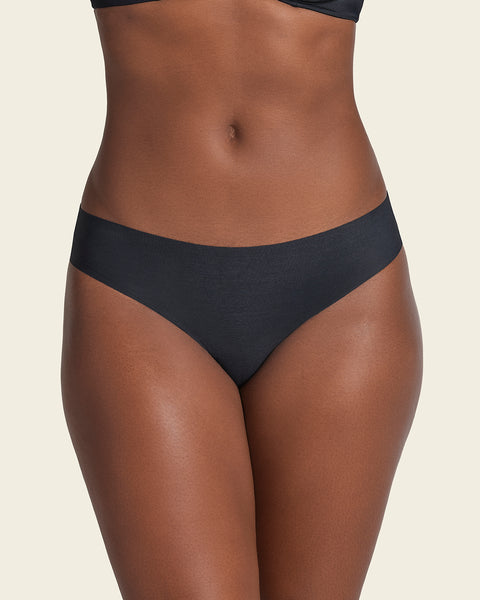 Women's Seamless Underwear Bikini Laser Cut No Show Hipster Panty Stretch  Soft Low-Rise Undies Briefs 6 Pack