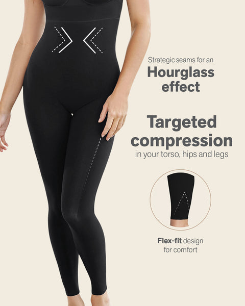 Hourglass Black Legging - Body Shaping