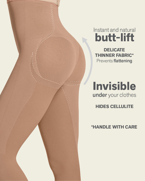 Invisible butt lifter full-leg body shaper#