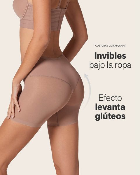 Truly Undetectable Sheer Shaper Short#color_857-brown