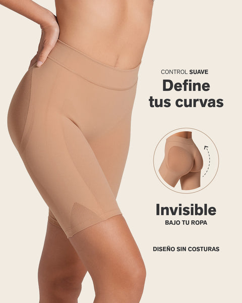 Well-rounded invisible butt lifter shaper short#color_852-soft-natural