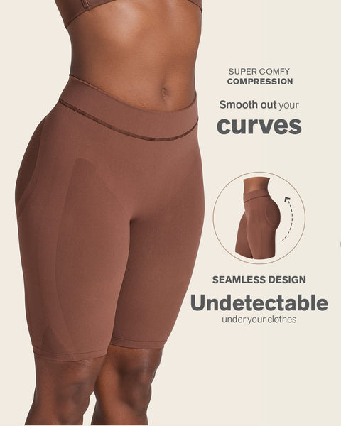 Well-Rounded Invisible Butt Lifter Shaper Short#color_875-dark-brown