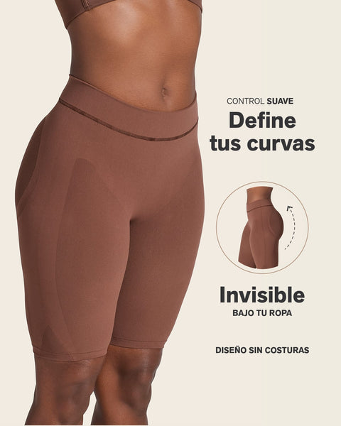 Well-Rounded Invisible Butt Lifter Shaper Short#color_875-dark-brown