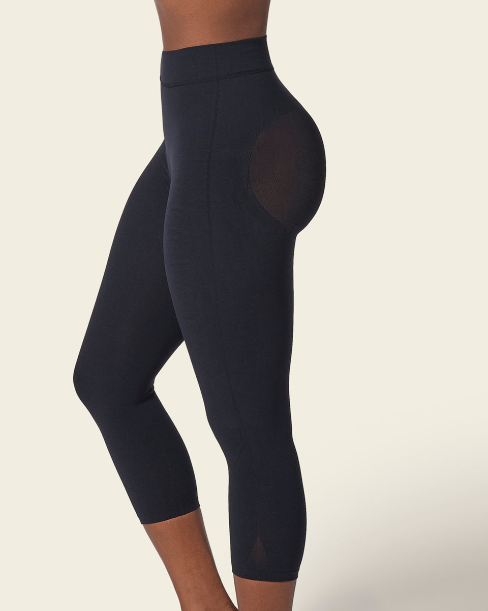 Invisible high-waisted capri shaper