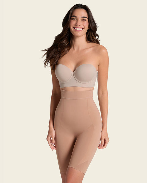 Invisible extra high-waisted shaper short#color_087-natural