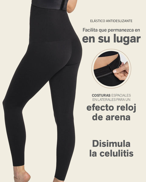 Extra high waisted firm compression legging#color_700-black