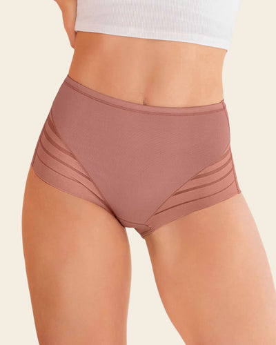 Lace Stripe Extra High-Waisted Sculpting Shaper Panty