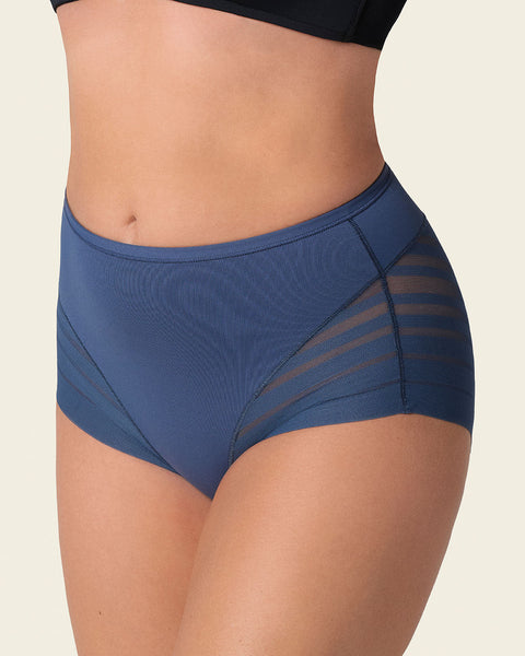 Lace Classic Shaper Panty#color_589-slate-blue