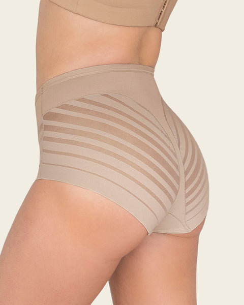 Buy Leonisa Women's Super Comfy Control Shapewear Panty, Brown, Medium at