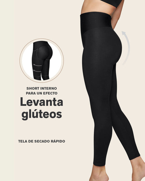 Sculpting shaper legging with butt-lifting inner short#color_700-black