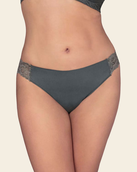 Lace Side Seamless Thong Panty#color_784-dark-gray