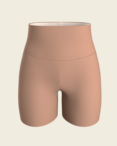 Brown Seamless Smoothing Shorts