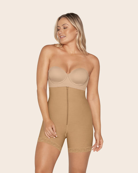 Leonisa Firm Tummy Control Strapless Shaper With Butt Lifter