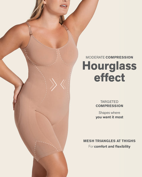 Full Coverage Seamless Smoothing Bodysuit - HauteFlair