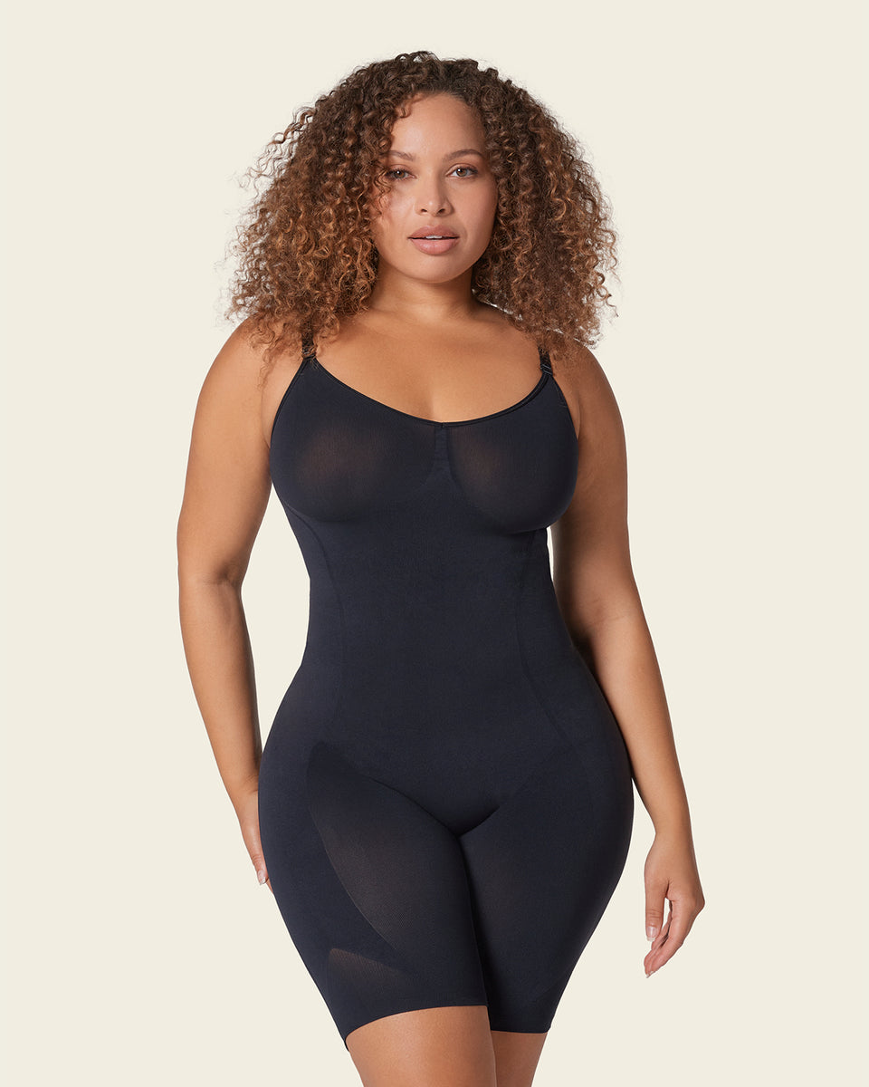 Full coverage seamless shaping bodysuit