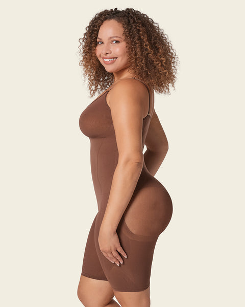 Mums & Bumps - Leonisa - Invisible Bodysuit Shaper W/ Targeted Compression  - Nude