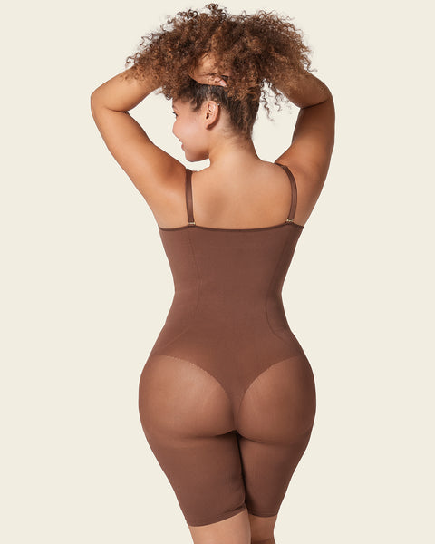 2023 Seamless Long Sleeve Bodysuit for Women Shapewear Thong Sculpting Body  Shaper (Black, XXXL)