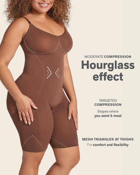 Full Coverage Seamless Smoothing Bodysuit - HauteFlair