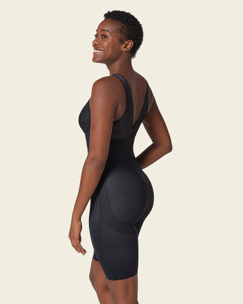 Leonisa Sheer Stripe Detail Sculpting Bodysuit - Tummy Control  Shapewear for Women : ביגוד, נעליים ותכשיטים