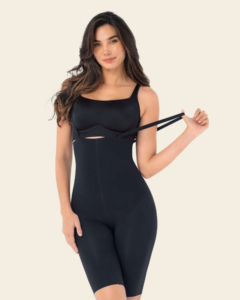 High-Tech Sculpting Full Coverage Short Body Shaper#color_700-black