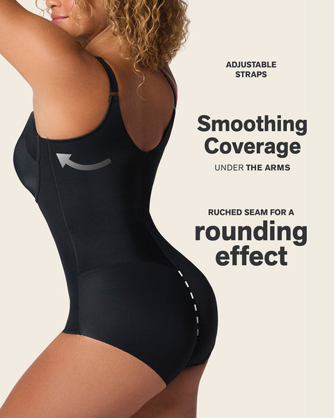 Scoop Back Wireless Classic Sculpting Bodysuit#color_700-black