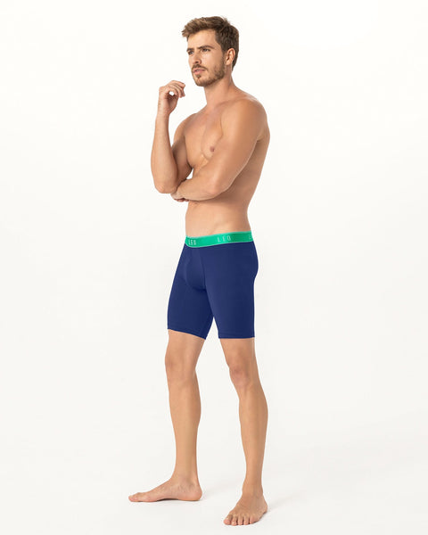 Microfiber Long Boxer Brief with Ergonomic Pouch#color_477-cobalt-blue