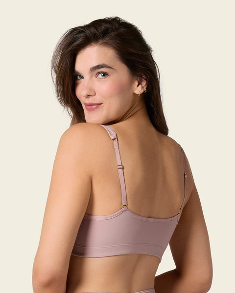 Multipurpose Pullover Seamless Sleep Bra Daily Or Maternity#color_281-rosewood