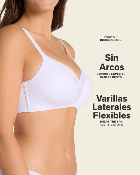 Wireless push up magical bra#color_000-white