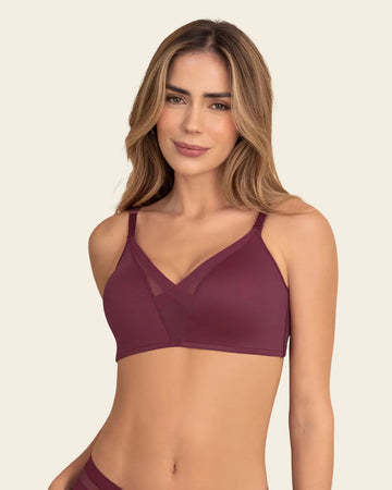 Wireless Push Up Bra#color_382-red-wine