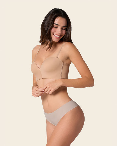 Next Generation Antigravity Wireless Strapless Bra#color_801-golden-beige