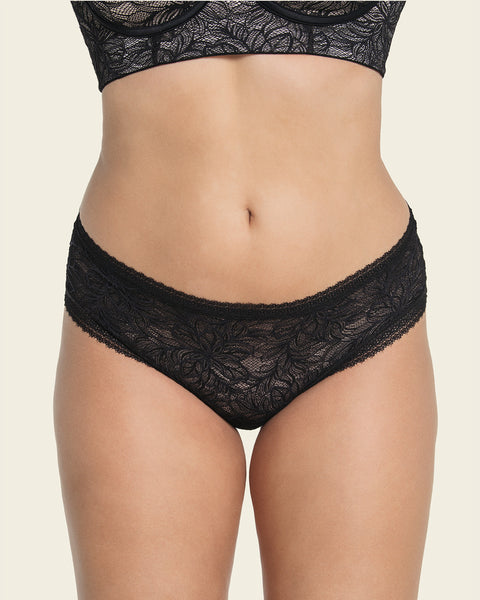Floral Lace Seamless Low Waist Panties, Lingerie, Panties Free Delivery  India.