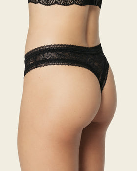 Super Soft Cheeky Panty with Delicate Lace Trim