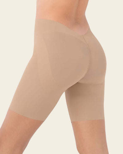 Undetectable Backless Moderate Shaper Short#color_801-golden-beige