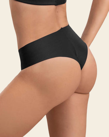 Totally Seamless Mid-Rise Microfiber Cheeky Panty#color_700-black