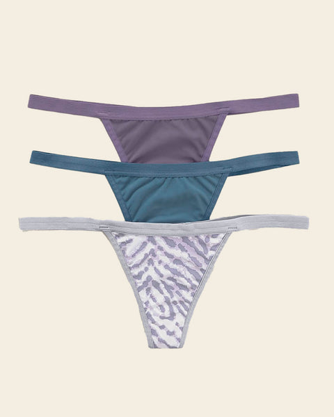3-Pack Invisible G-String Thong Panties#color_s47-lilac-zebra-print-blue-blue-lilac