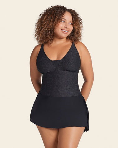 Textured One Piece Swimsuits