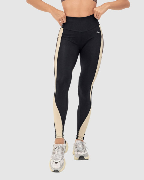 Active Shaper Legging with Contrast Details | Leonisa Active by Silvy Araujo#color_700-black