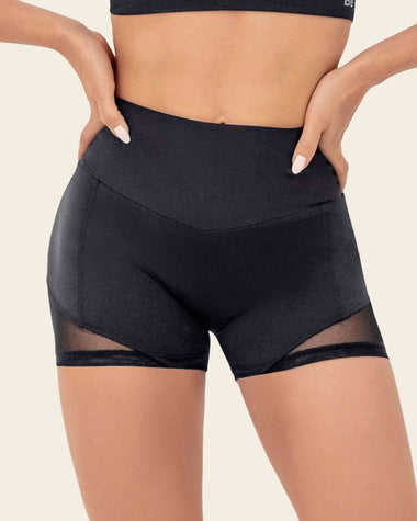 Short Active Shorts with Side Pocket | Leonisa Active by Silvy Araujo#color_700-black