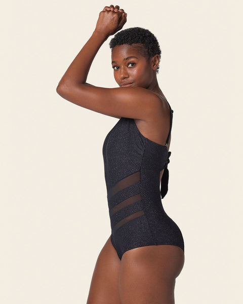 Leonisa, Swim, Nwot Leonisa Shapewearruffle Corset Shaping Onepiece  Swimsuit Size Xl