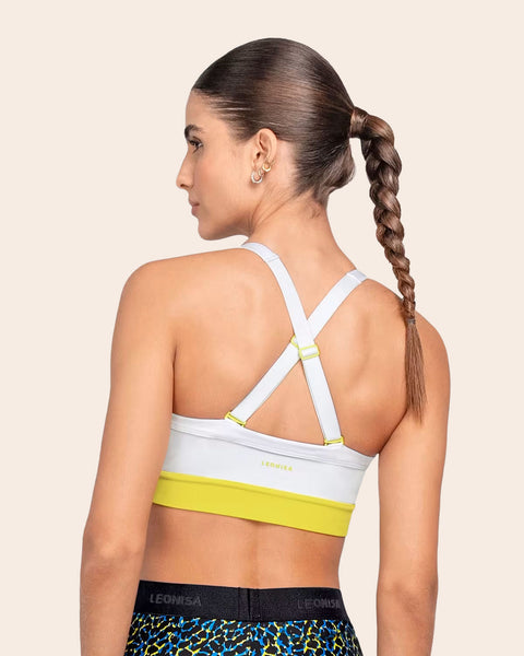 High Support Perfect Fit Color Block Sports Bra#color_700-black