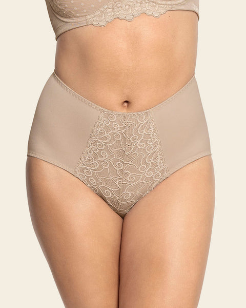 100% Cotton Women's Panties High-waisted Belly Tuck Underwear