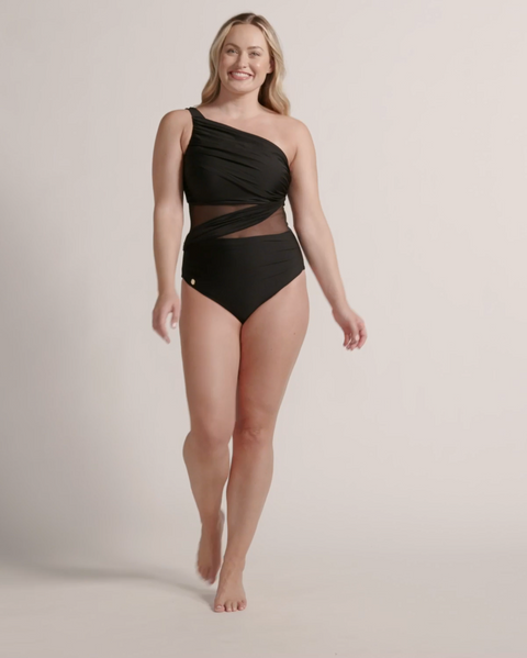 Radiant One-Shoulder One-Piece Shaping Swimsuit#all_variants