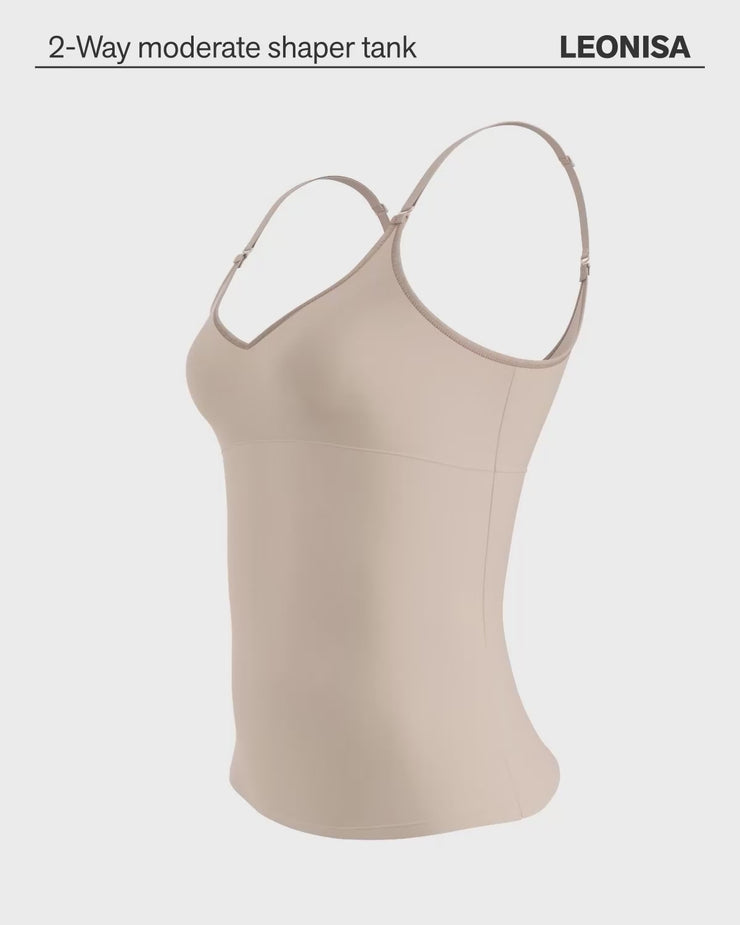  Leonisa Posture Corrector Back Support Tank Top - Open Bust  Tummy Control Shapewear For Women : Clothing, Shoes & Jewelry